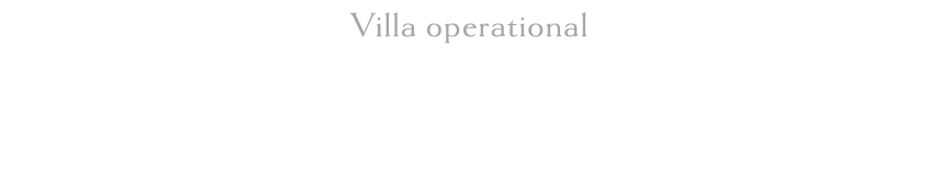 ヴィラ運営のサポート